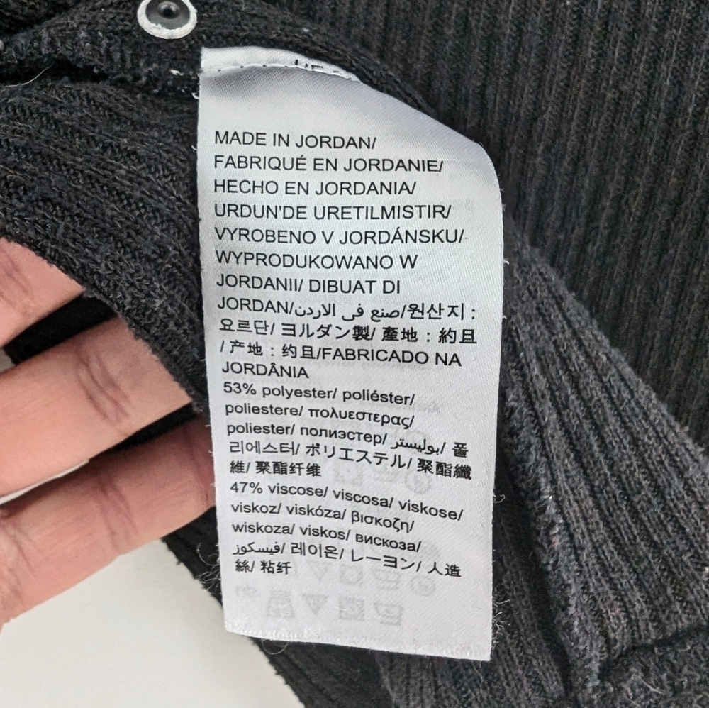 2/15$ Calvin Klein Black Open Front Cardigan - Picture 6 of 7